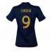 Frankrijk Olivier Giroud #9 Voetbalkleding Thuisshirt Dames WK 2022 Korte Mouwen